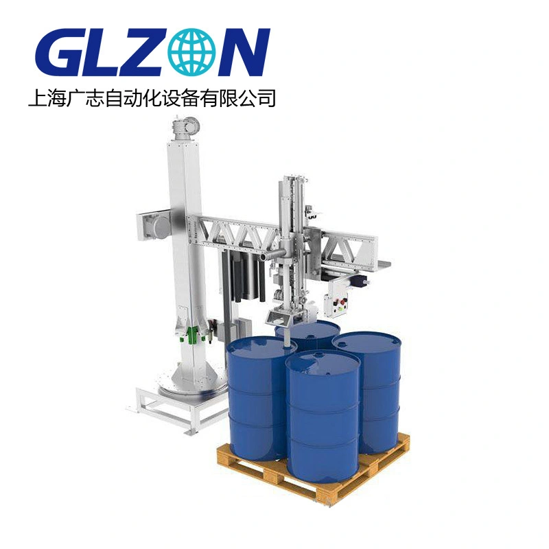 Semi-automatic filling machine for drums on pallet and IBC’s