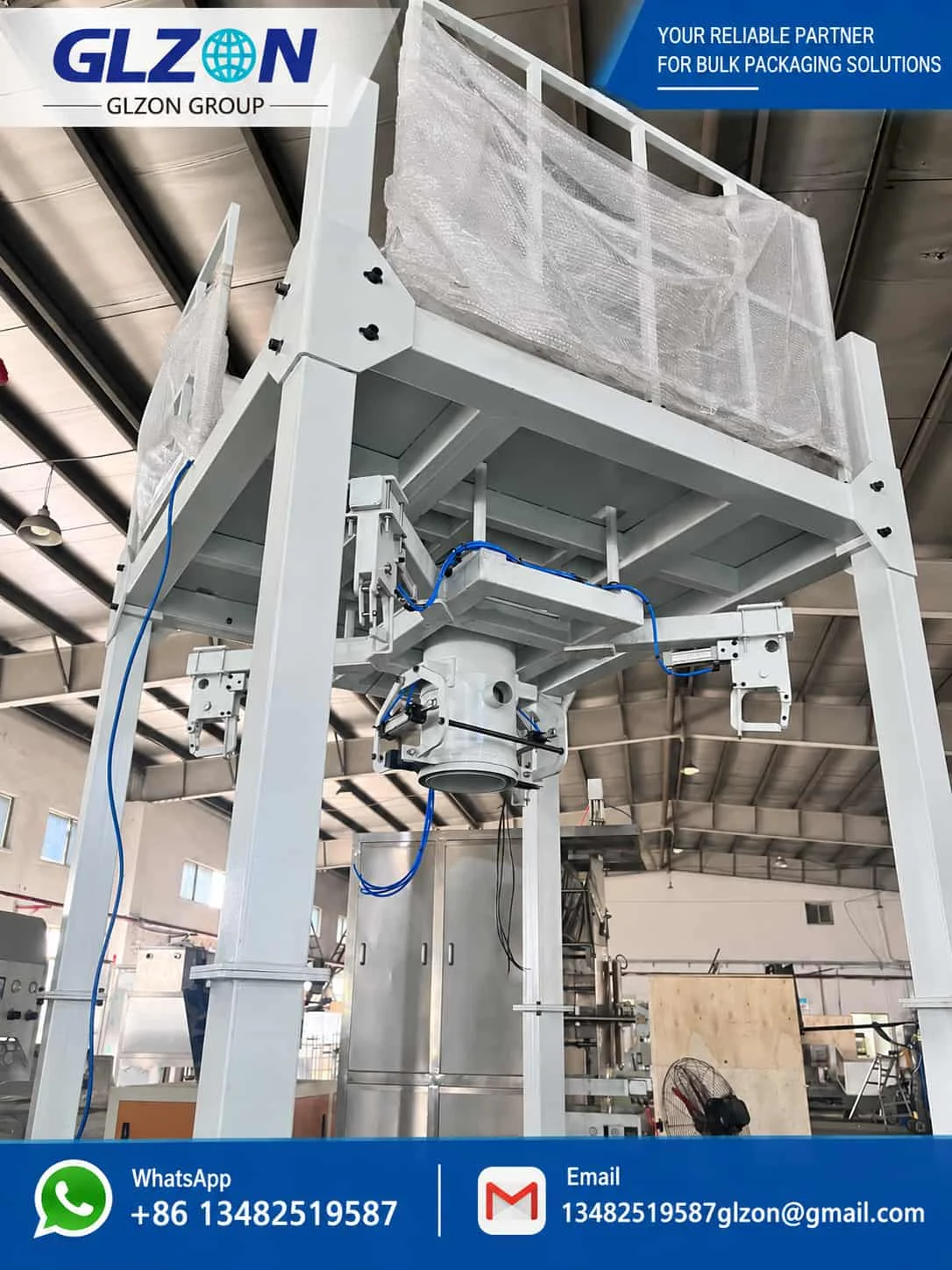 Bulk bag filling machine for FIBC jumbo bag and super sack filling